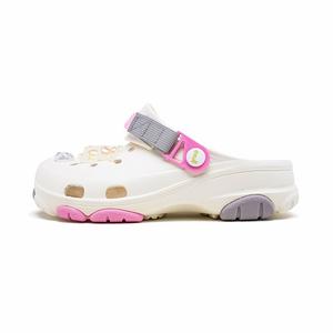 Клоги женские бело-розовые EXULL Q