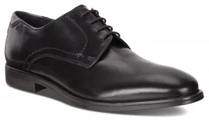 Туфли Ecco на шнуровке "MELBOURNE", с боковыми швами, повседневная обувь, полуботинки, туфли на шнуровке, черный