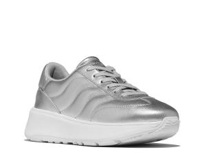 Кроссовки FitFlop F-Mode Wave Sneaker, серебристый металлик
