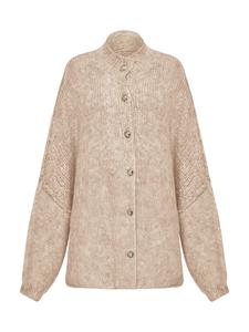 Вязаный кардиган Lilavie  Lolaa Oversize One Size, коричневый