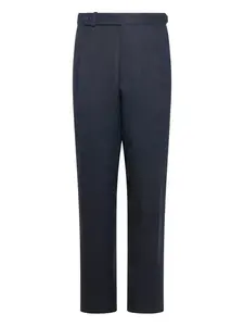 Плиссированные брюки Franzese Collection, синий