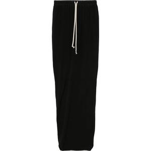 Макси-юбка с кулиской Pillar Rick Owens DRKSHDW, черный