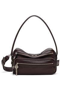 Acne Studios Коричневая сумка через плечо Camaro Party