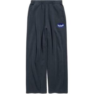 Штаны x scholl с вышитым логотипом Balenciaga, черный