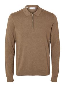 Свитер SELECTED SLHBerg, Mottled Brown