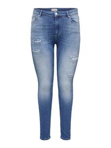 Узкие джинсы ONLY Carmakoma CARWilly, Blue Denim