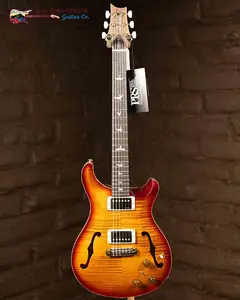 PRS Hollow Body II Piezo "10 Top" - Темная вишневая растяжка