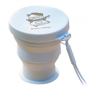 Пластиковые стаканы для воды объемом 200 мл KAWASIMAYA, [Blue]Lulu Pig Folding Water Cup 200Ml