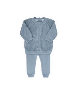 Комплект унисекс из плотной вязки - для малышей, маленьких детей Feltman Brothers, синий