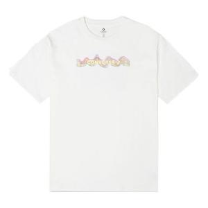 Футболка men's printing sports knit loose short sleeve white Converse, белый