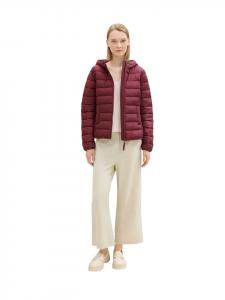 TOM TAILOR Denim Стеганая куртка красного цвета