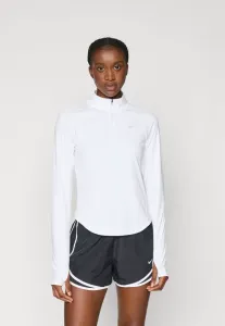 Футболка с длинными рукавами tempo Nike Performance, White/Reflective Silver-Coloured