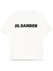 Футболка с логотипом Jil Sander, нейтральный