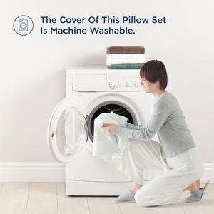 Bedsure Подушка Bedsure с охлаждающим эффектом из измельченной пены с эффектом памяти, регулируемой жесткостью White