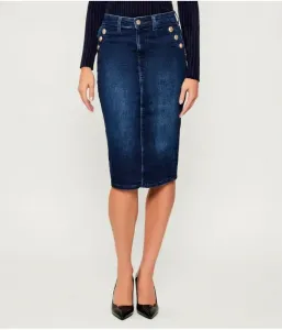 Джинсовая юбка RILEY Guess Jeans, темно-синий