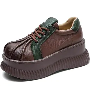 ZUOSAISI Женские повседневные туфли красные/умбра тёмно-коричневые, цвет Dark Brown