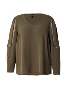 Блуза Vero Moda Curve VMCalva, оливковый
