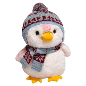 Игрушка пингвин плюш, высота 20см/28см/35см MLING, розовый