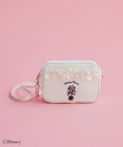 Сумка через плечо с изображением Минни Маус и ленточки Maison De Fleur, цвет Ivory
