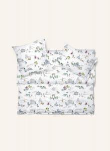 Наволочка Schlossberg PARIS MON AMOUR, белый/синий