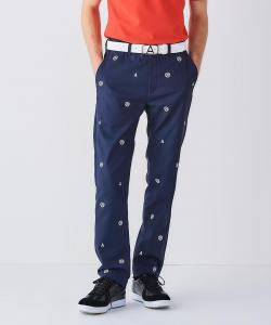 Мужские брюки с вышитым логотипом Archivio, цвет Navy(160)