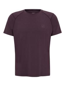 Футболка JULES в цвете насыщенный бордовый меланж Joy Sportswear