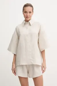 Льняная рубашка Summer Break JOYINME, бежевый