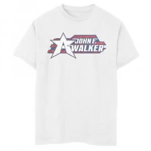 Футболка с логотипом Джона Ф. Уокера для мальчиков 8–20 лет Marvel «Сокол и Зимний солдат», белый