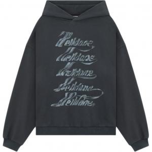 Толстовка унисекс SS26 We11Done, charcoal серый