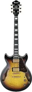 Ibanez Artcore Expressionist AM93 Полуакустическая гитара Античный желтый с эффектом выгорания солнца