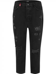 Джинсы 2Y Studios черного цвета с потертостями 2Y Studios