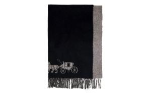 Трикотажный шарф унисекс COACH, Черный