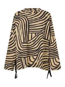 Блуза Masai Bidia, бежевый/черный