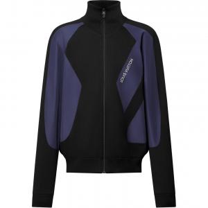 LOUIS VUITTON Технический нейлоновый и хлопковый блузон, Blue Black