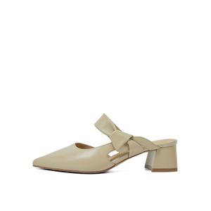 PT'SON Женские закрытые тапочки из мягкой марли абрикосового цвета, цвет Soft Gauze Apricot