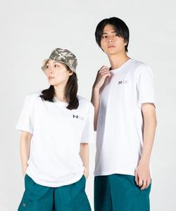 Футболка мужская для тренировок, с коротким рукавом, плотная, с логотипом Under Armour, белая