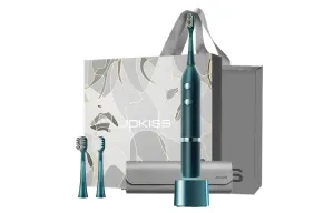 Электрическая зубная щетка для взрослых пара мягкая щетина автоматическая звуковая волна микро подсветка кисть A1 JOKISS, зеленый