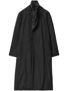 Fabiana Filippi пальто с объемным воротником, синий