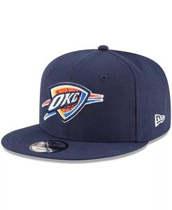 Мужская темно-синяя регулируемая бейсболка Snapback Oklahoma City Thunder Official Team Color 9FIFTY New Era