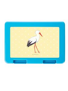 Mr. & Mrs. Panda Бенто-бокс «Аист» без слов, пастельно-желтого цвета