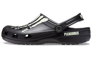 Шлепанцы и сланцы Crocs Classic Clog Pleasures Skeleton Black Glow