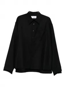 Рубашка с накладными карманами Costumein, черный