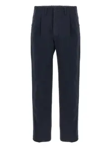 Брюки со складками спереди Incotex, синий