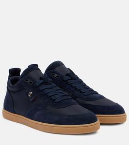 Туфли-сникерсы Tutti Rui из замши Christian Louboutin, Marine