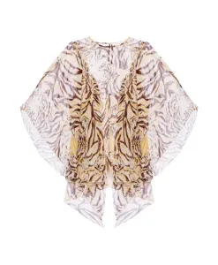 Топ с принтом See By Chloé, коричневый