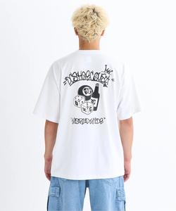 Футболка с коротким рукавом, принт на спине DC SHOES, белый