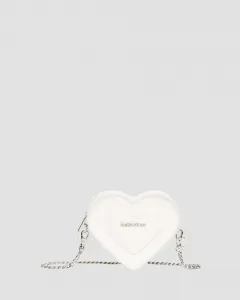 Мини-сумка в форме сердца Dr. Martens Vegan, цвет White — Kemble Pu
