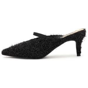 Женские противоскользящие закрытые тапочки TOOMANYSHOES, черные