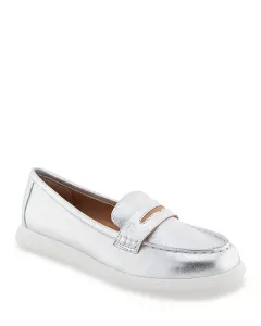 Женские лоферы Bailey Gentle Souls By Kenneth Cole, серебряный