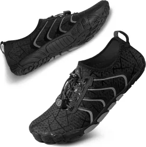 Водные обувь SEEKWAY для мужчин и женщин, взрослые, быстро сохнущие аква-носки для пляжа, плавания, реки, бассейна, озера, походов, каякинга и серфинга, черный